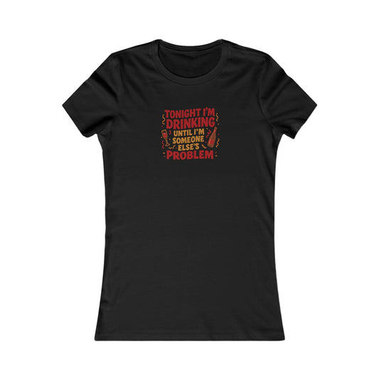 The Problem is Coming From Inside the Bar — Retro Women's Tee (Dark)