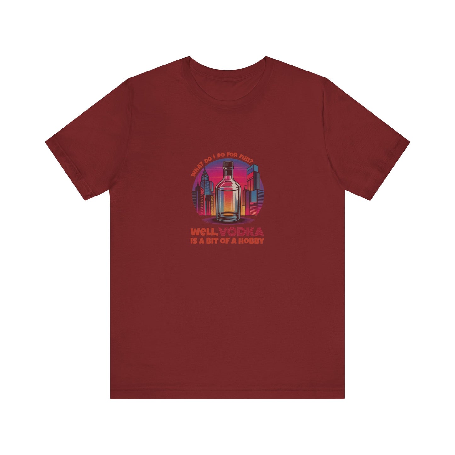 Vodka is a Bit of a Hobby — Retro Graphic Tee (Dark)