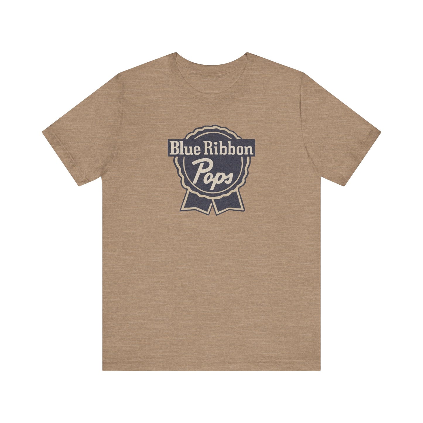 Blue Ribbon Pops Shirt — Funny Dad Gift, Retro Beer Dad Tee