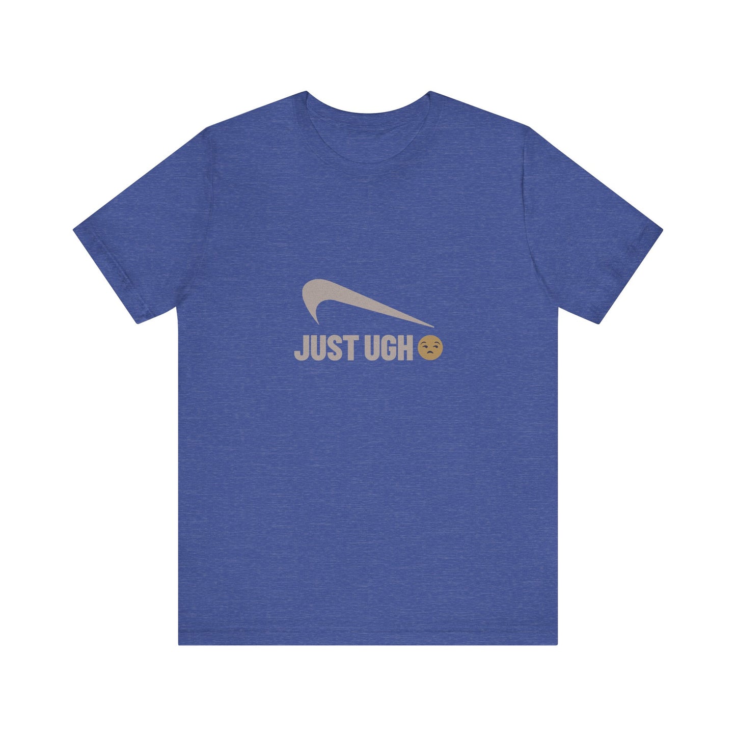 Just Ugh π Athletic Parody β Retro Workout Tee (Dark)