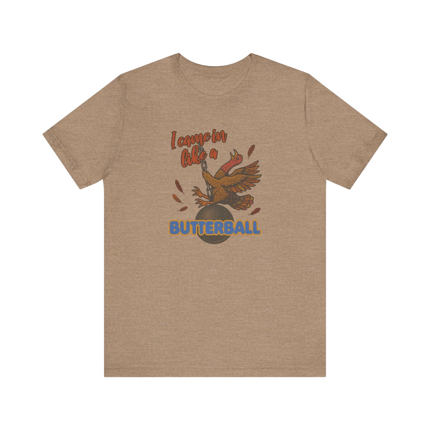 Like a Butterball — Miley Cyrus Thanksgiving Parody Retro Tee (Light)
