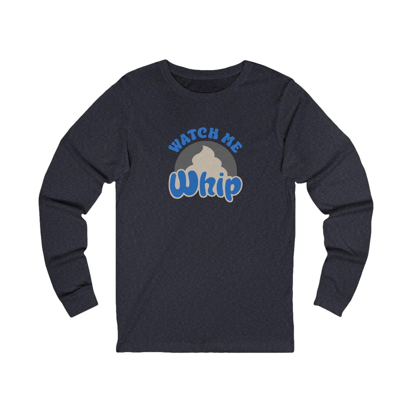 Watch Me Whip — Retro Thanksgiving Graphic Long Sleeve (Dark)