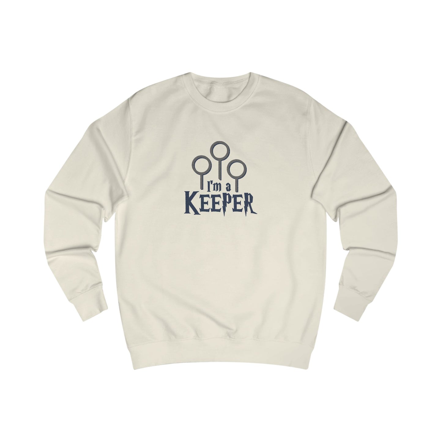 I’m a Keeper — Harry Potter Quidditch Retro Sweatshirt (Light)