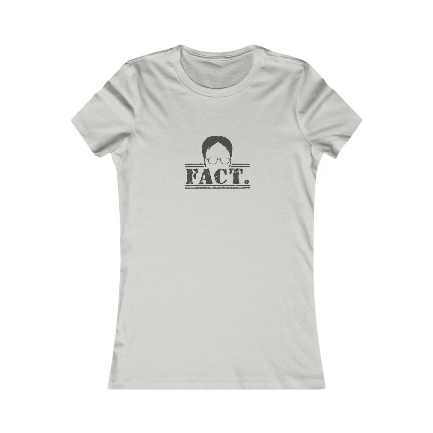 Dwight Schrute FACT. — The Office-Inspired Women's Tee (Light)