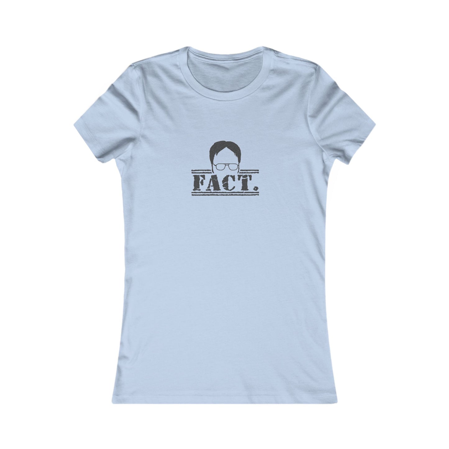 Dwight Schrute FACT. — The Office-Inspired Women's Tee (Light)