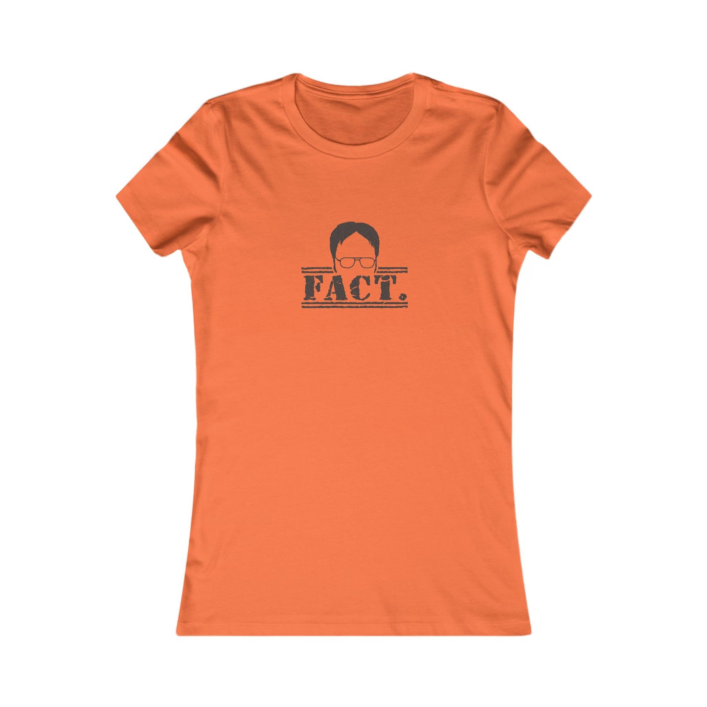 Dwight Schrute FACT. — The Office-Inspired Women's Tee (Light)