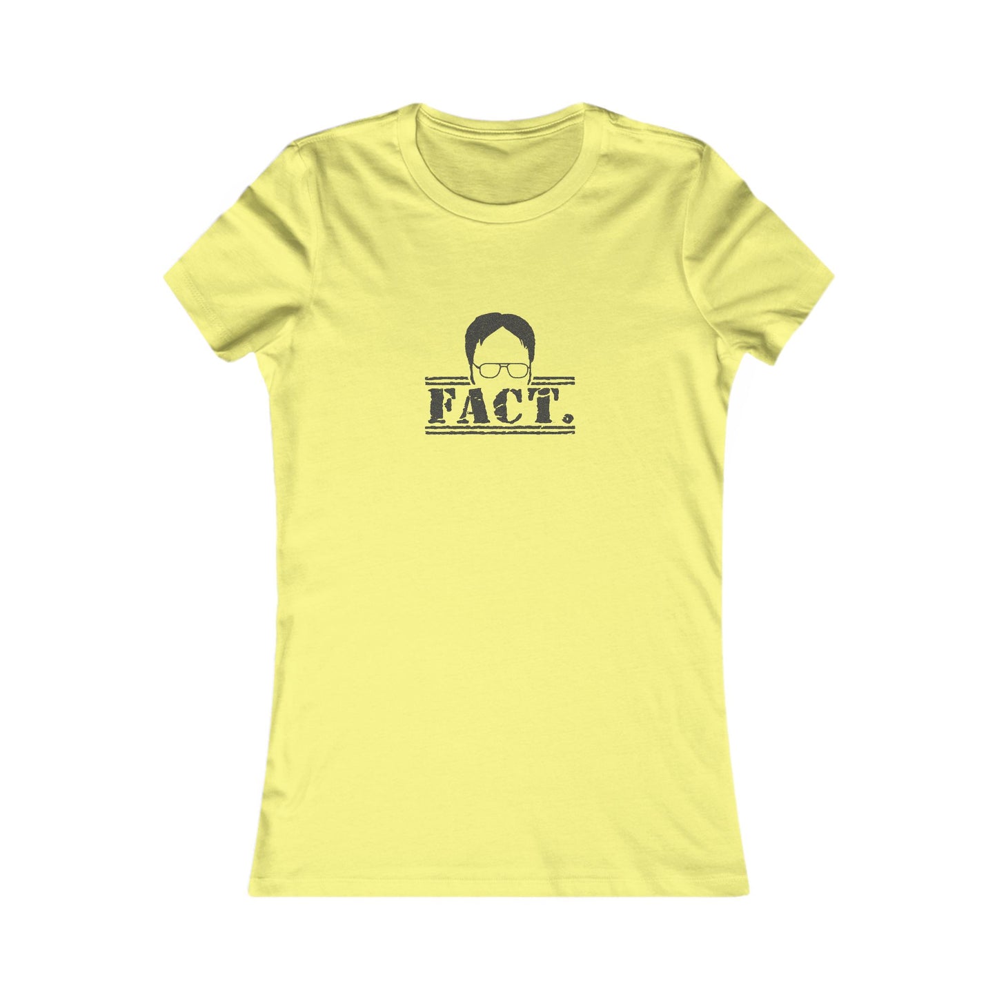 Dwight Schrute FACT. — The Office-Inspired Women's Tee (Light)