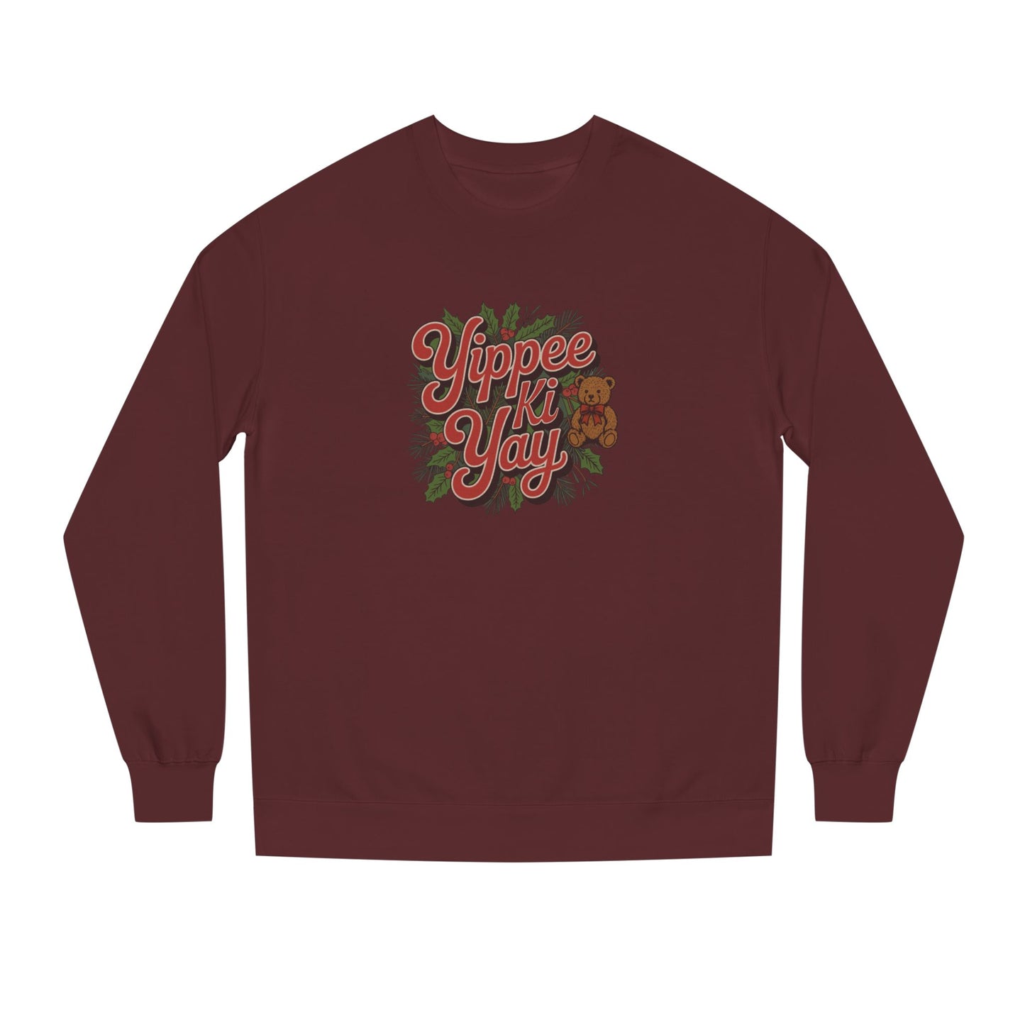 Yippee Ki Yay — Die Hard Retro Christmas Sweatshirt (Dark)
