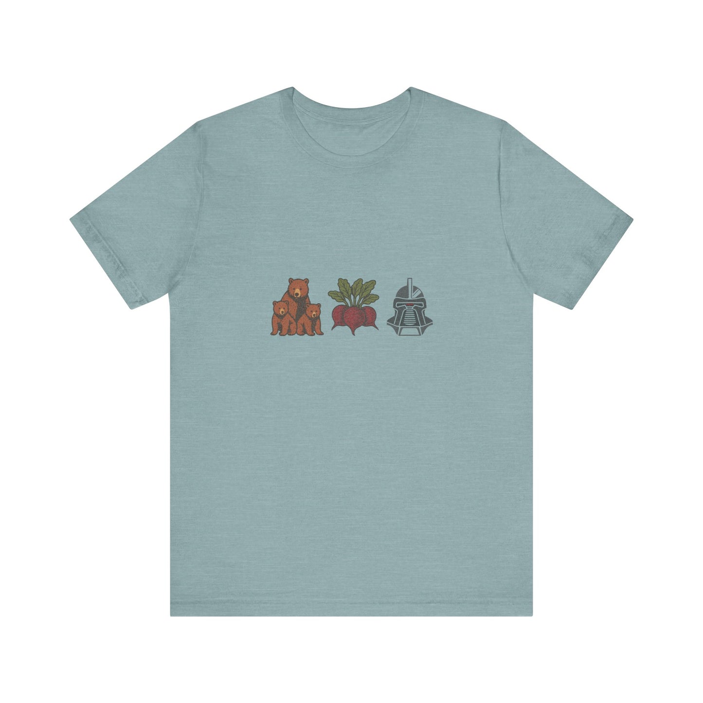 Bears, Beets, Battlestar (Icons) — Retro Tee (Light)
