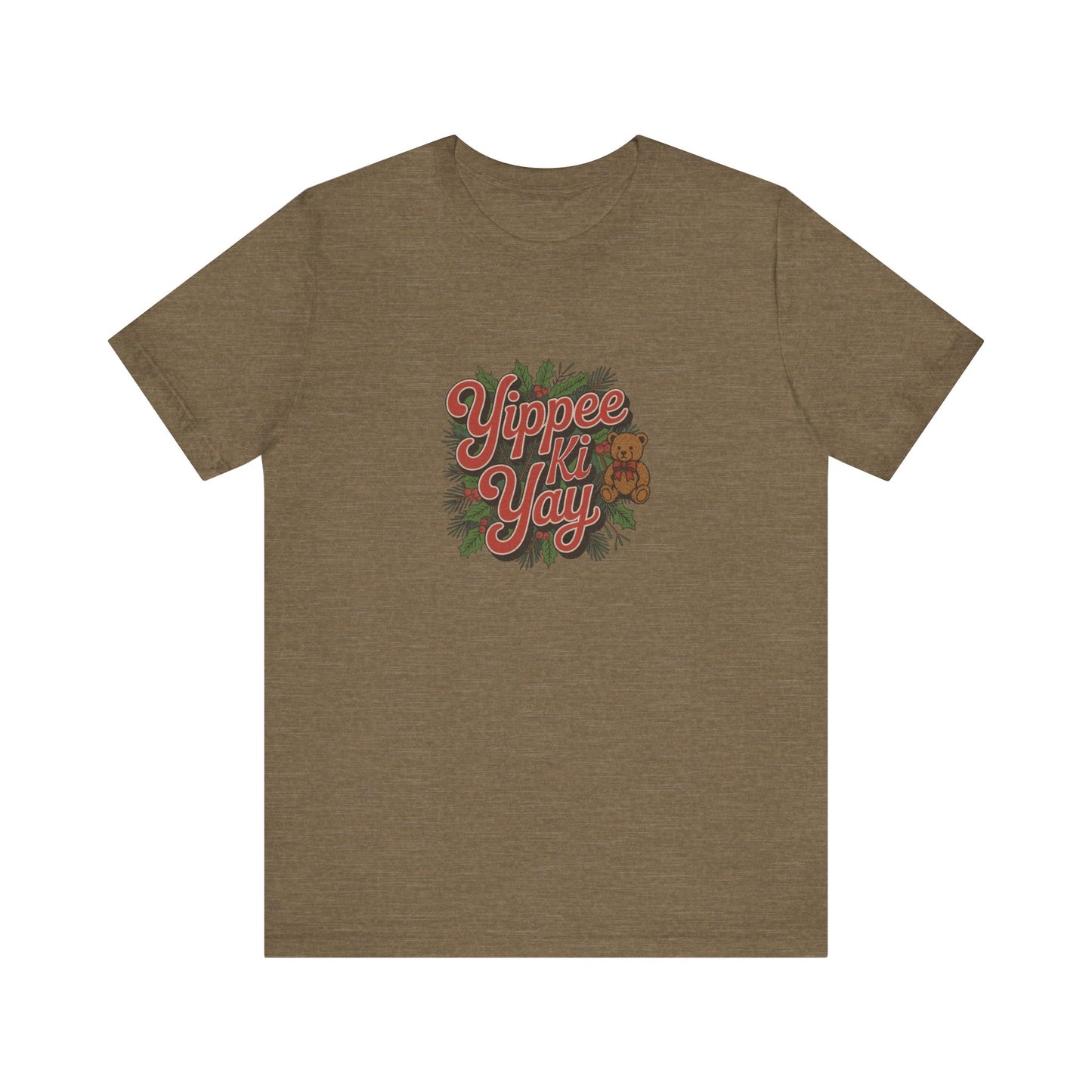 Yippee Ki Yay — Die Hard Retro Christmas Tee (Light)