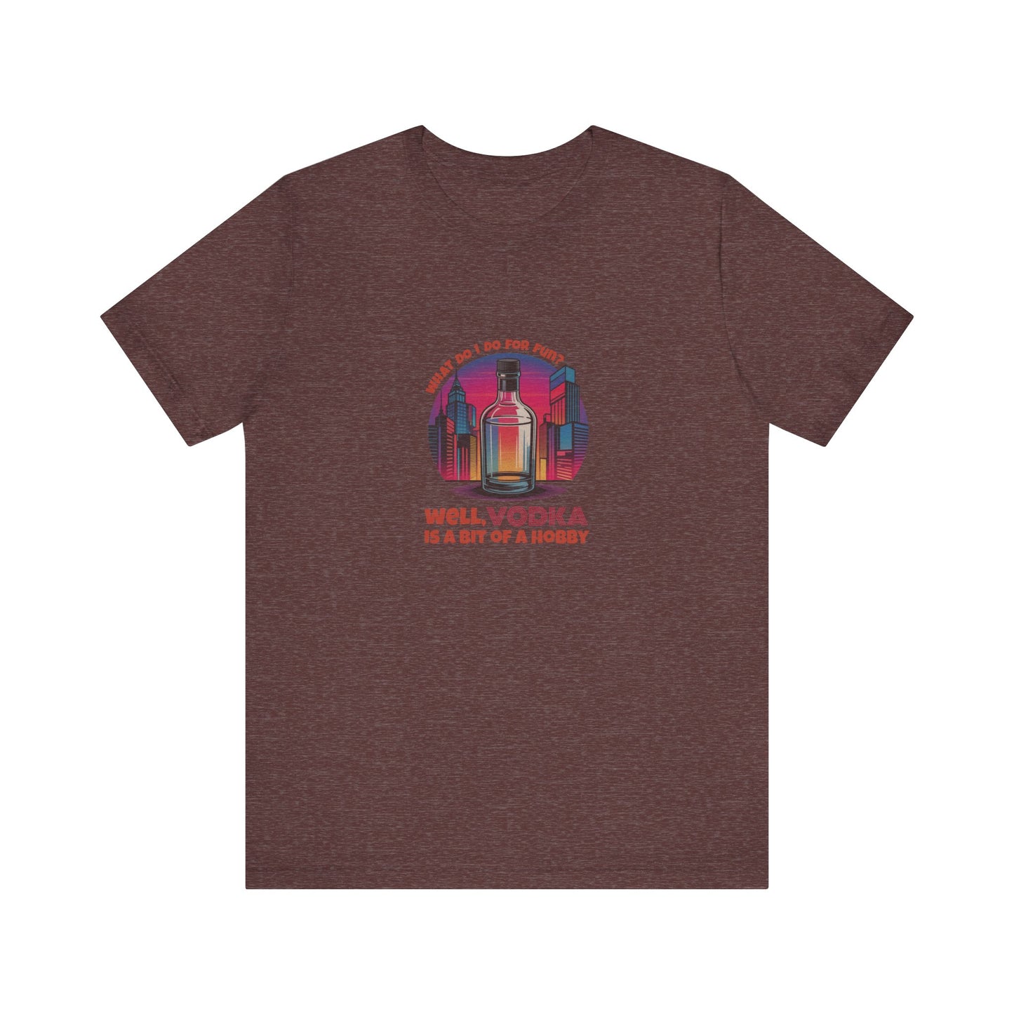 Vodka is a Bit of a Hobby — Retro Graphic Tee (Dark)