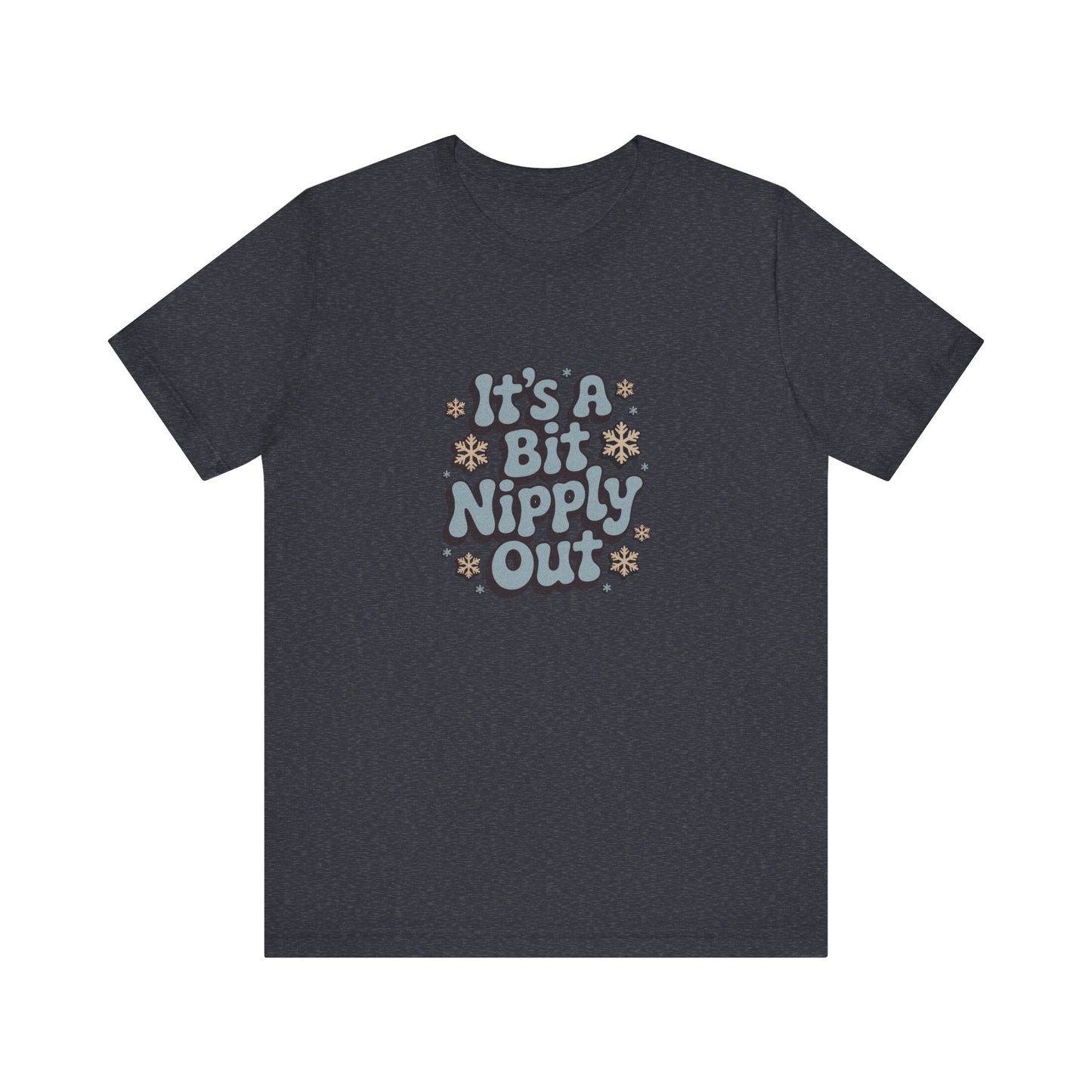 It's a Bit Nipply Out — Christmas Vacation Retro Tee (Dark)