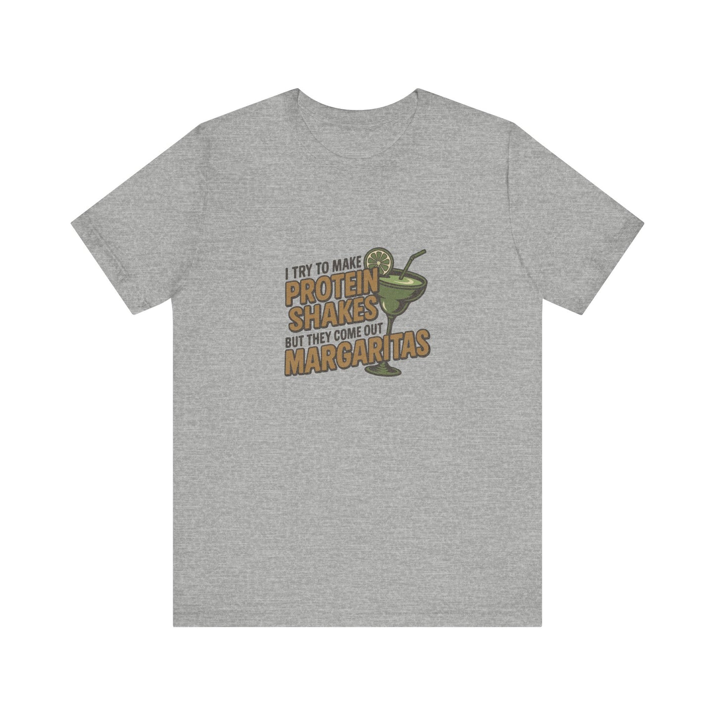 Protein Shakes (Oops, All Margaritas) — Retro Tee (Light)