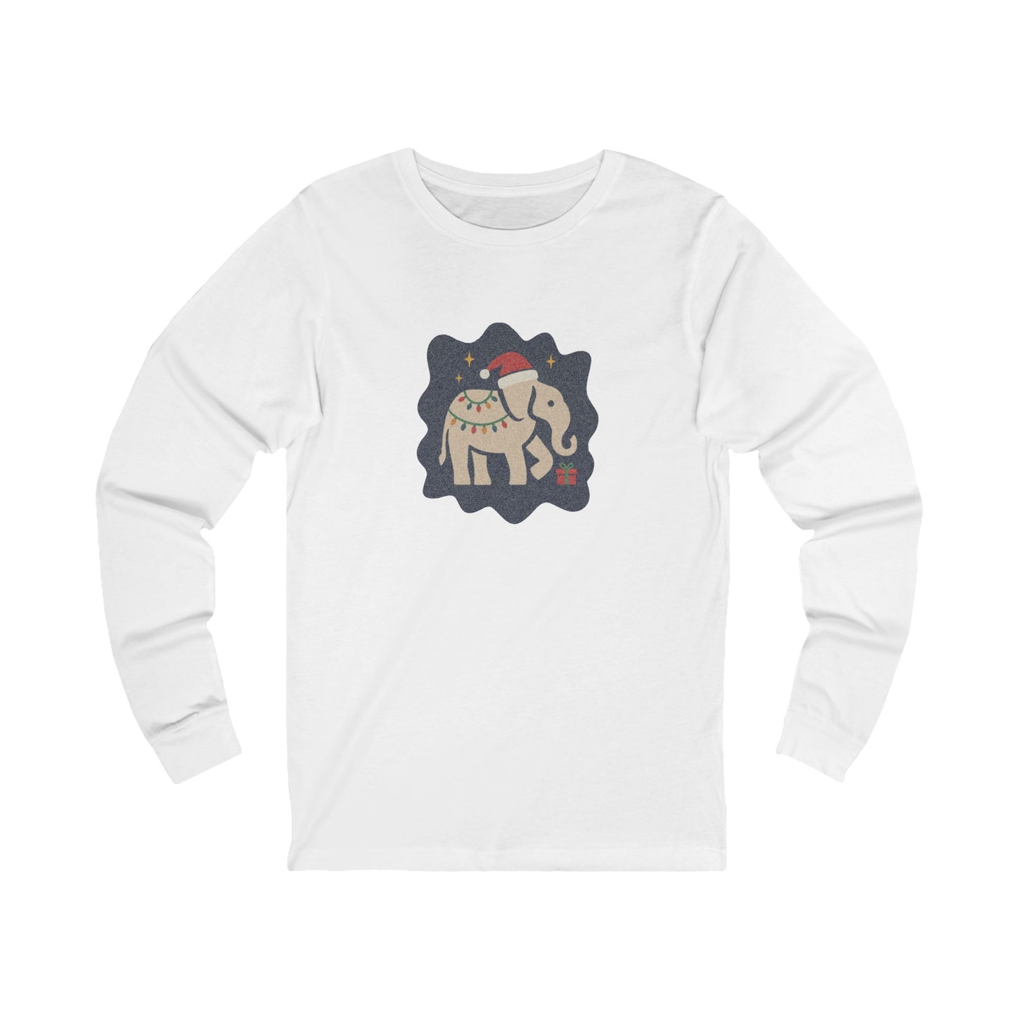 White Elephant Season — Retro Christmas Long Sleeve (Light)
