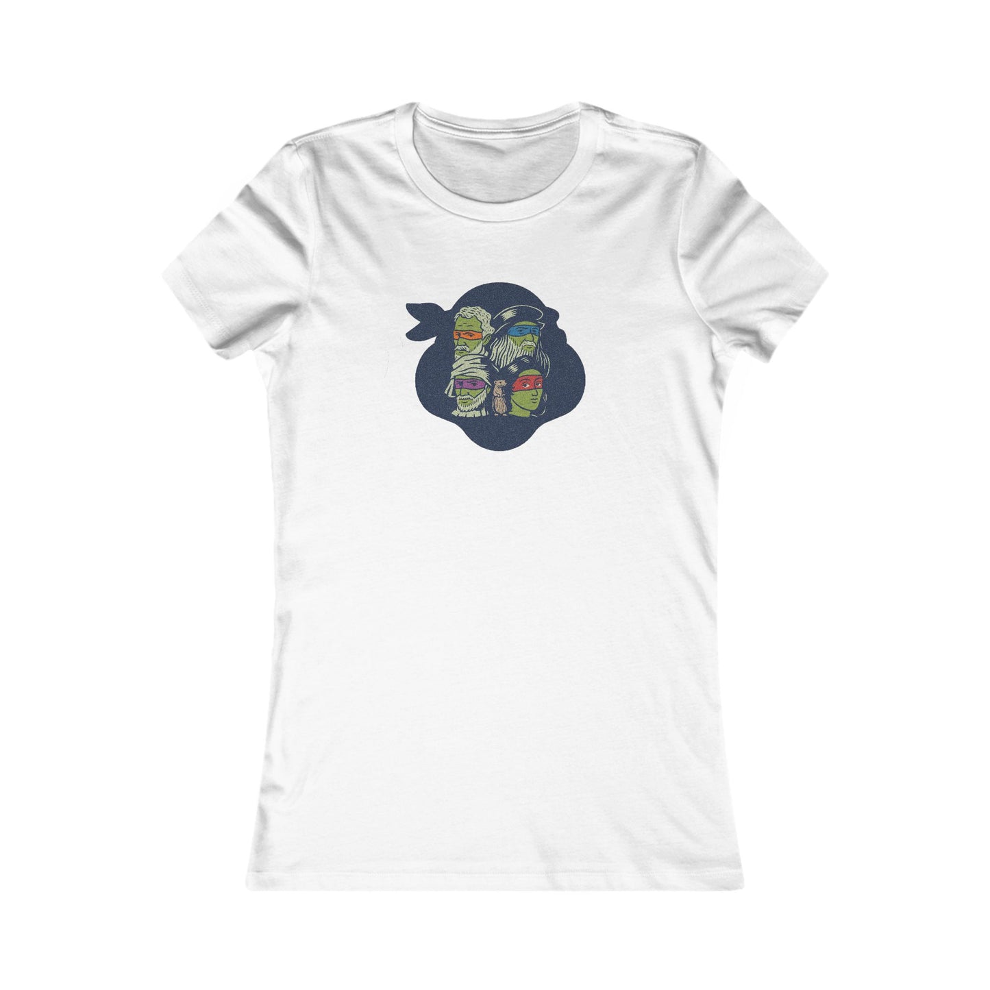 Renaissance Ninja Turtles — TMNT Retro Women's Tee (Light)