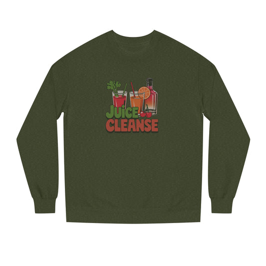 Juice Cleanse Liquid Diet — Boozy Brunch Retro Sweatshirt (Dark)