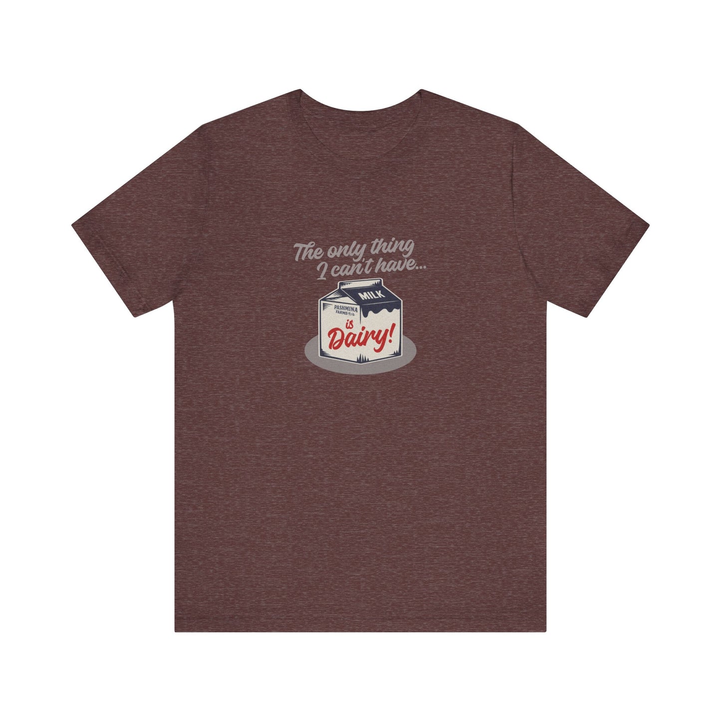 Can’t Have Dairy — Friends Jill Green Retro Tee (Dark)