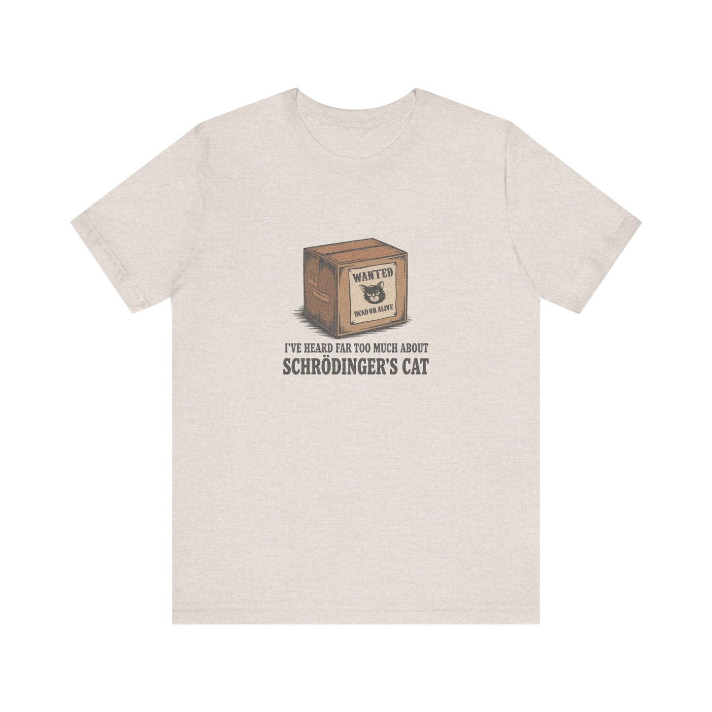 Schrödinger’s Cat — Big Bang Theory Retro Tee (Light)