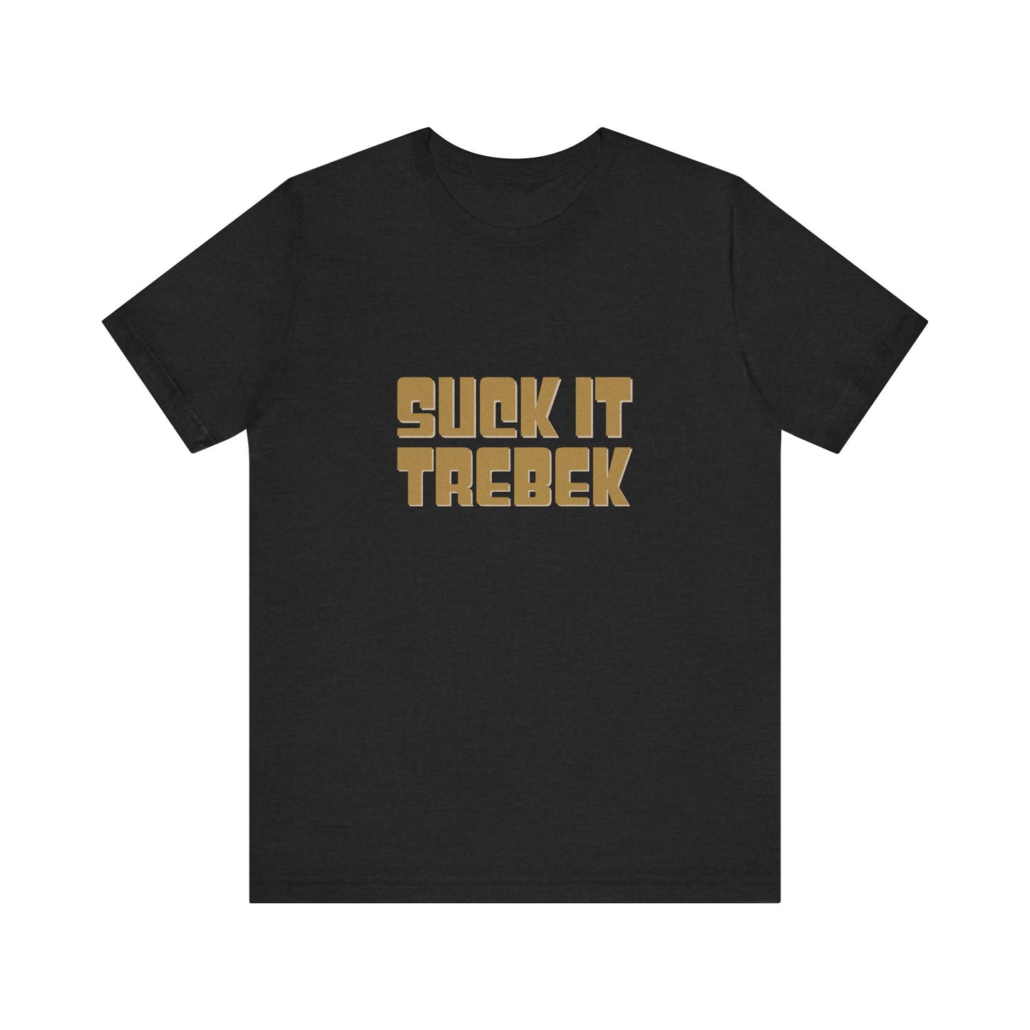 Suck It Trebek — SNL Celebrity Jeopardy Sketch Retro Tee (Dark)