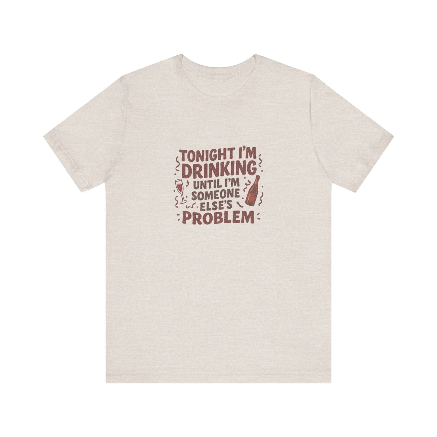 The Problem is Coming From Inside the Bar — Retro Tee (Light)