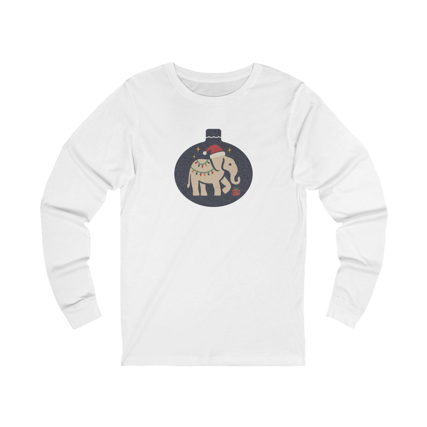 White Elephant Season — Retro Christmas Long Sleeve (Light)