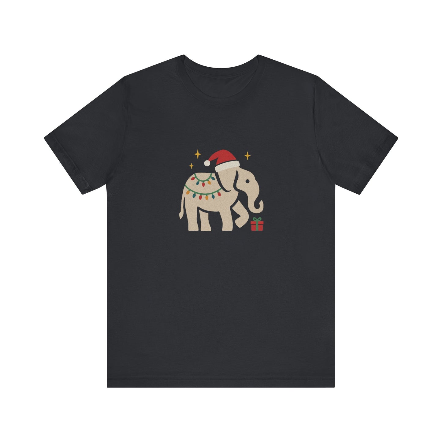 White Elephant Season — Retro Christmas Graphic Tee (Dark)