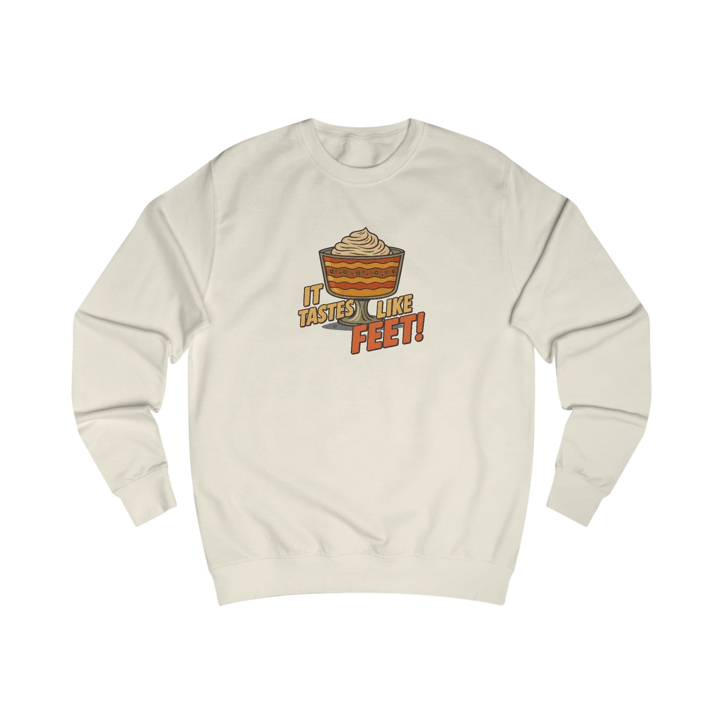 It Tastes Like Feet! — Thanksgiving Trifle Retro Sweatshirt (Light)