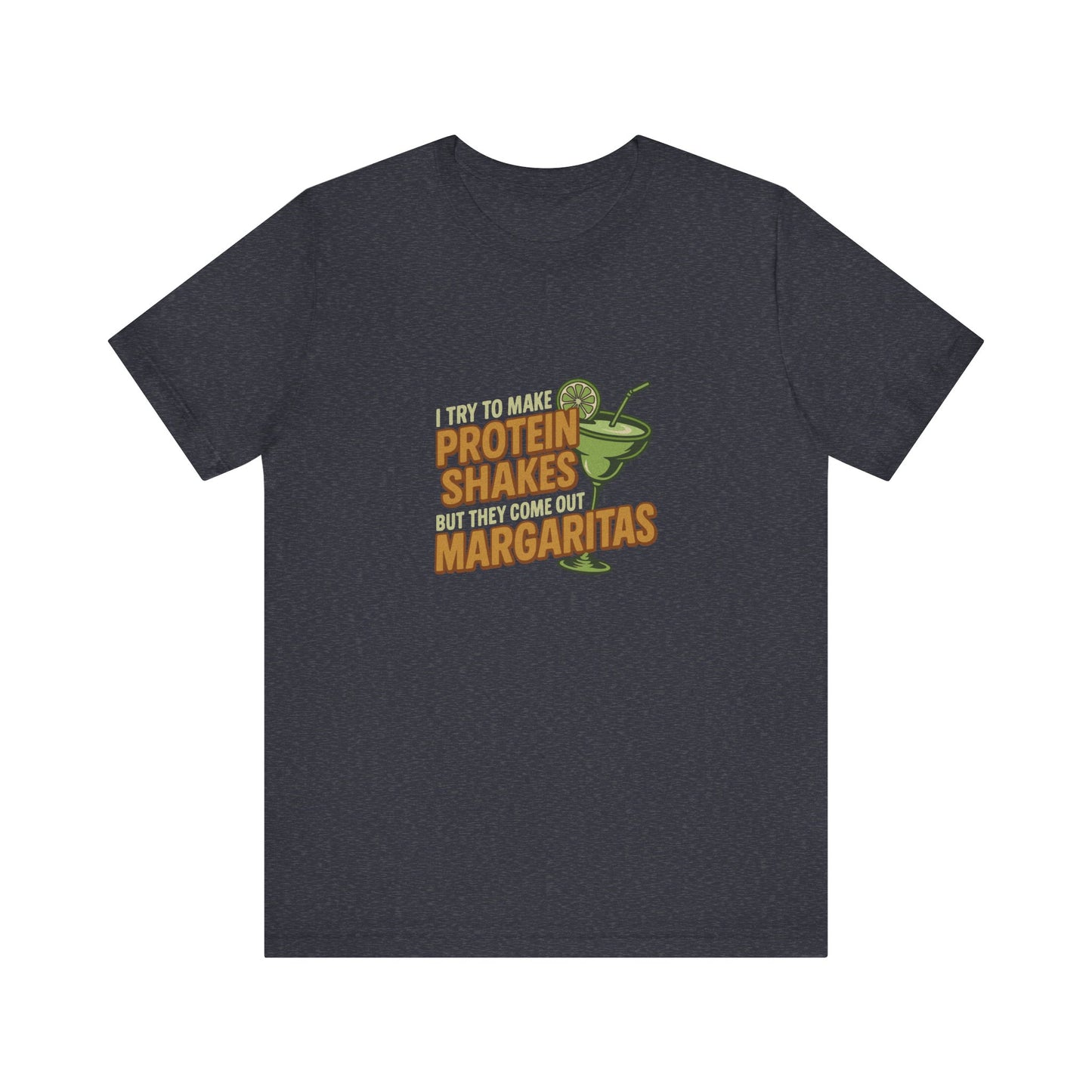Protein Shakes (Oops, All Margaritas) — Retro Tee (Dark)