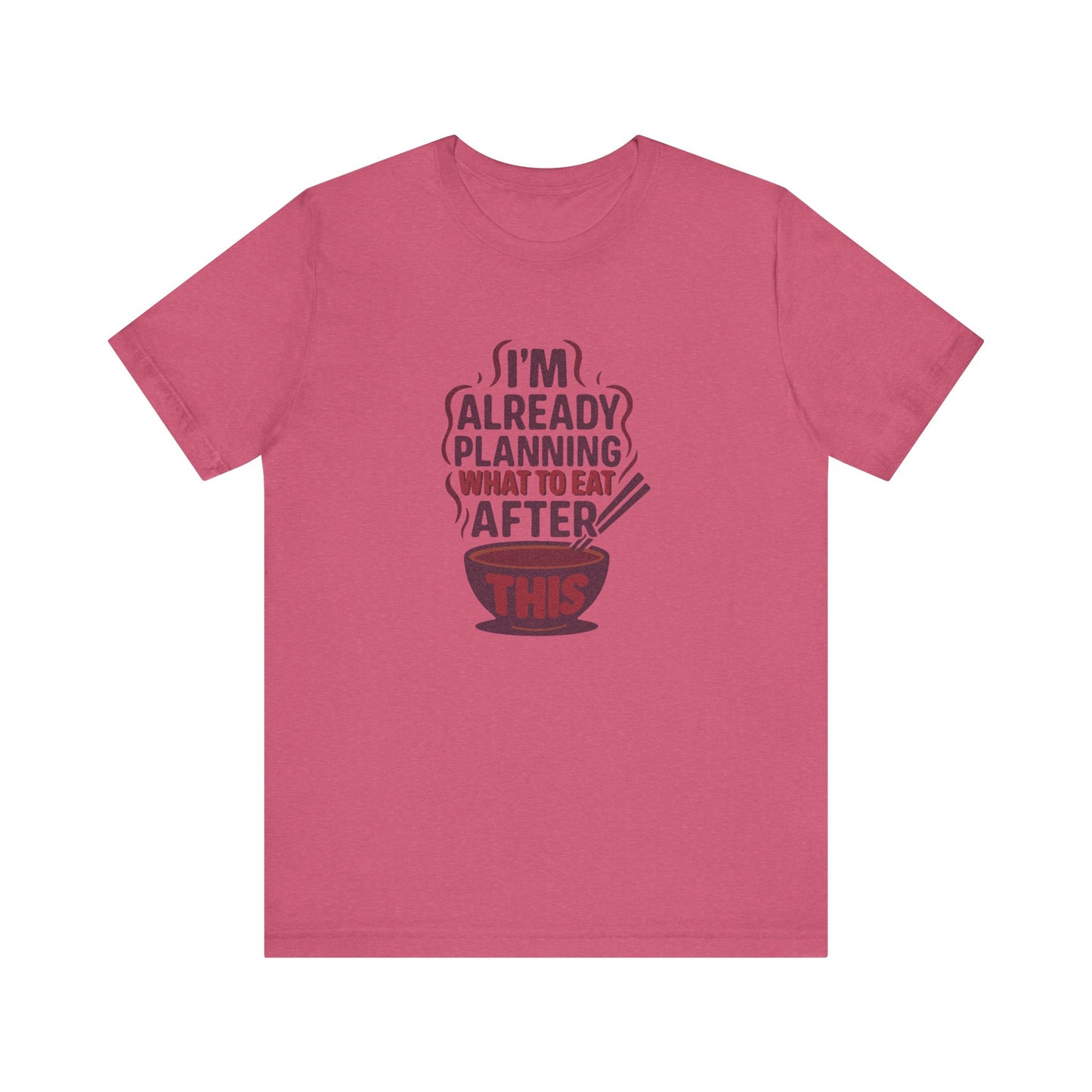 Planning What to Eat After This — Retro Foodie Tee (Light)