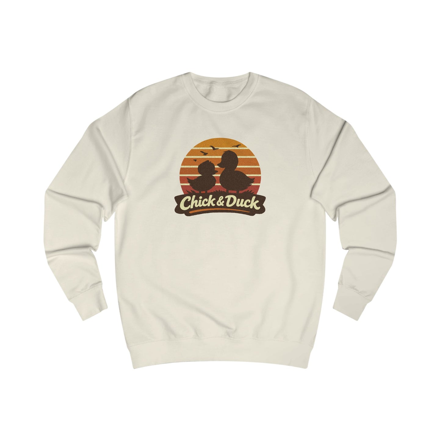 The Chick and the Duck — Friends Retro Sweatshirt (Light)