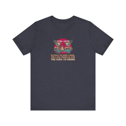 Open Bar (for the Kids) — Friends Retro Tee (Dark)