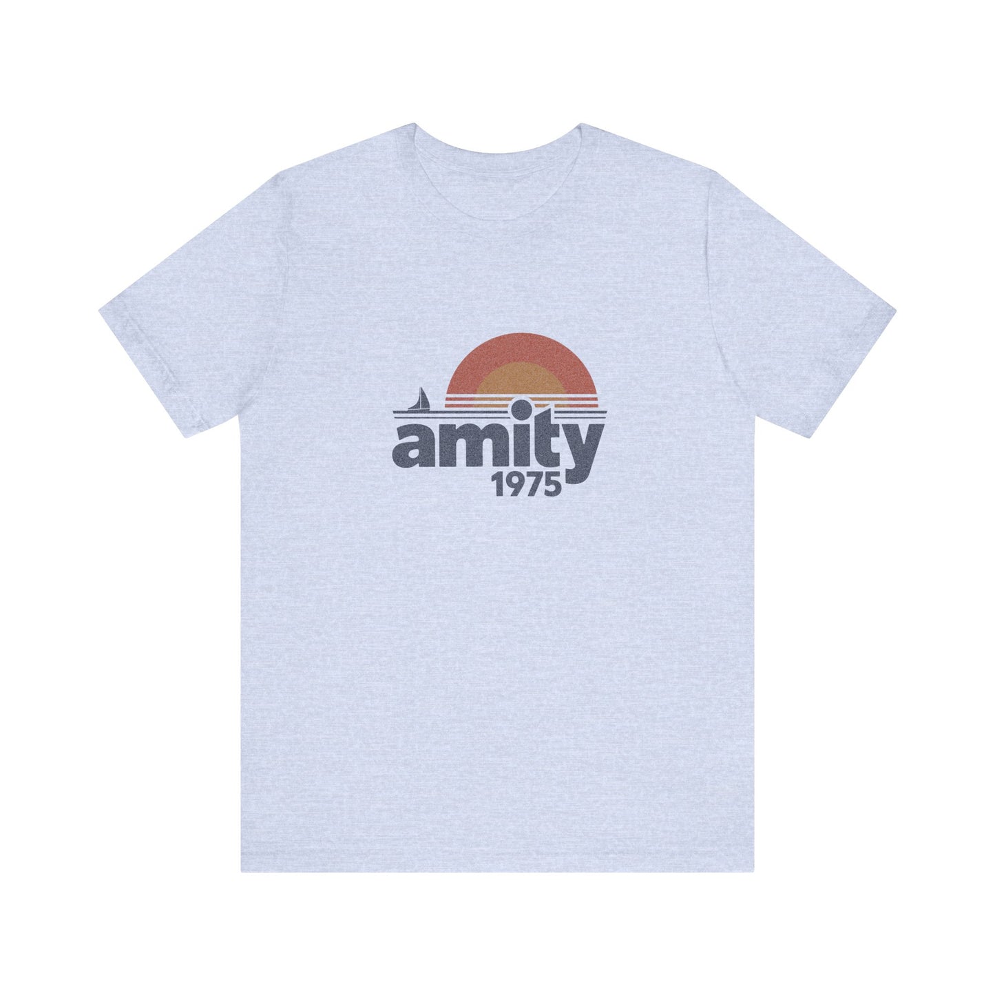 Amity Island 1975 — Jaws-Inspired Retro Tee (Light)