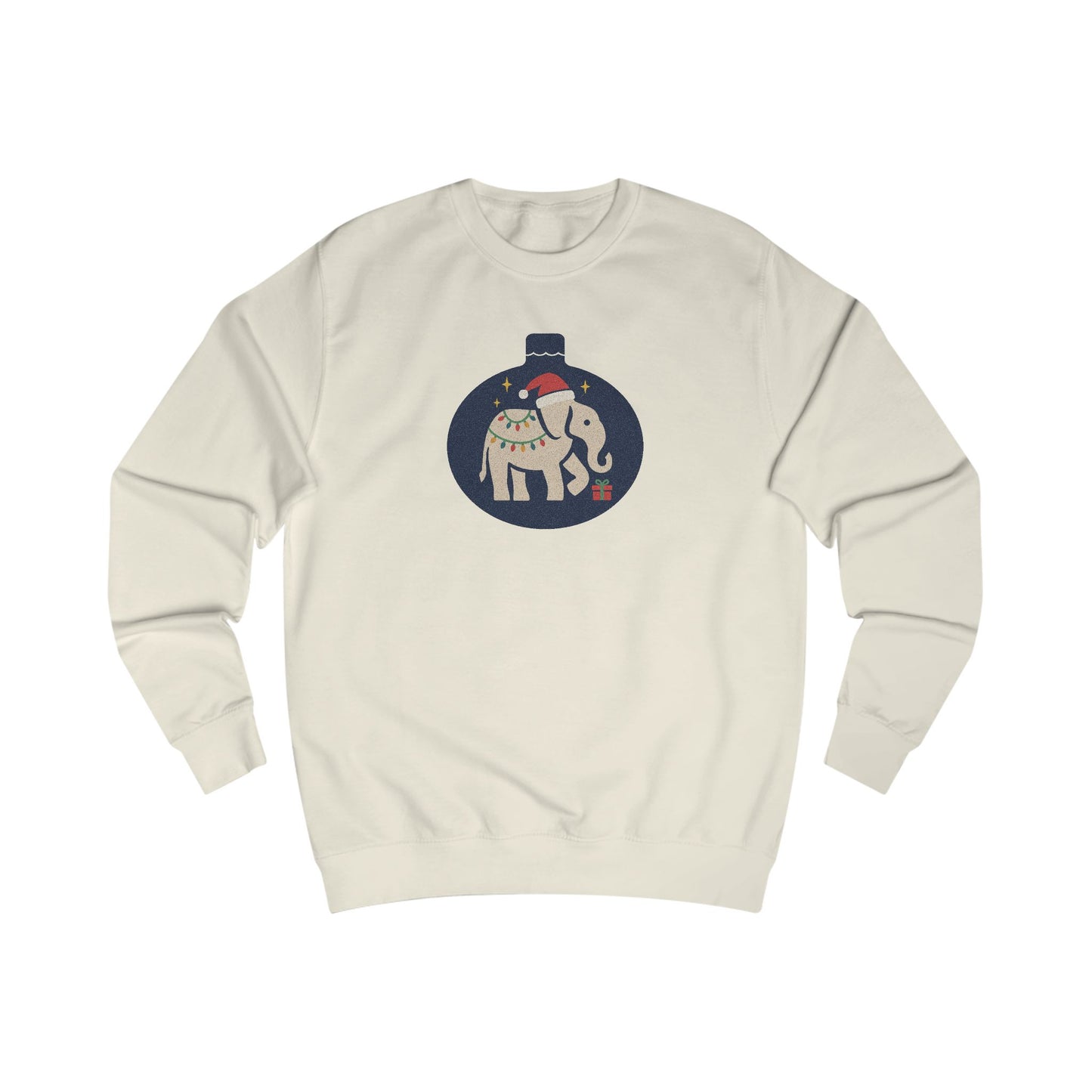 White Elephant Season — Retro Christmas Graphic Sweatshirt (Light)