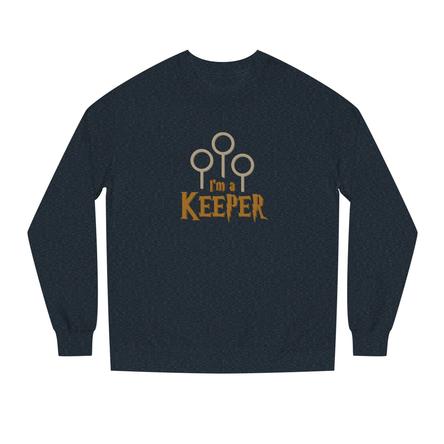 I’m a Keeper — Harry Potter Quidditch Retro Sweatshirt (Dark)