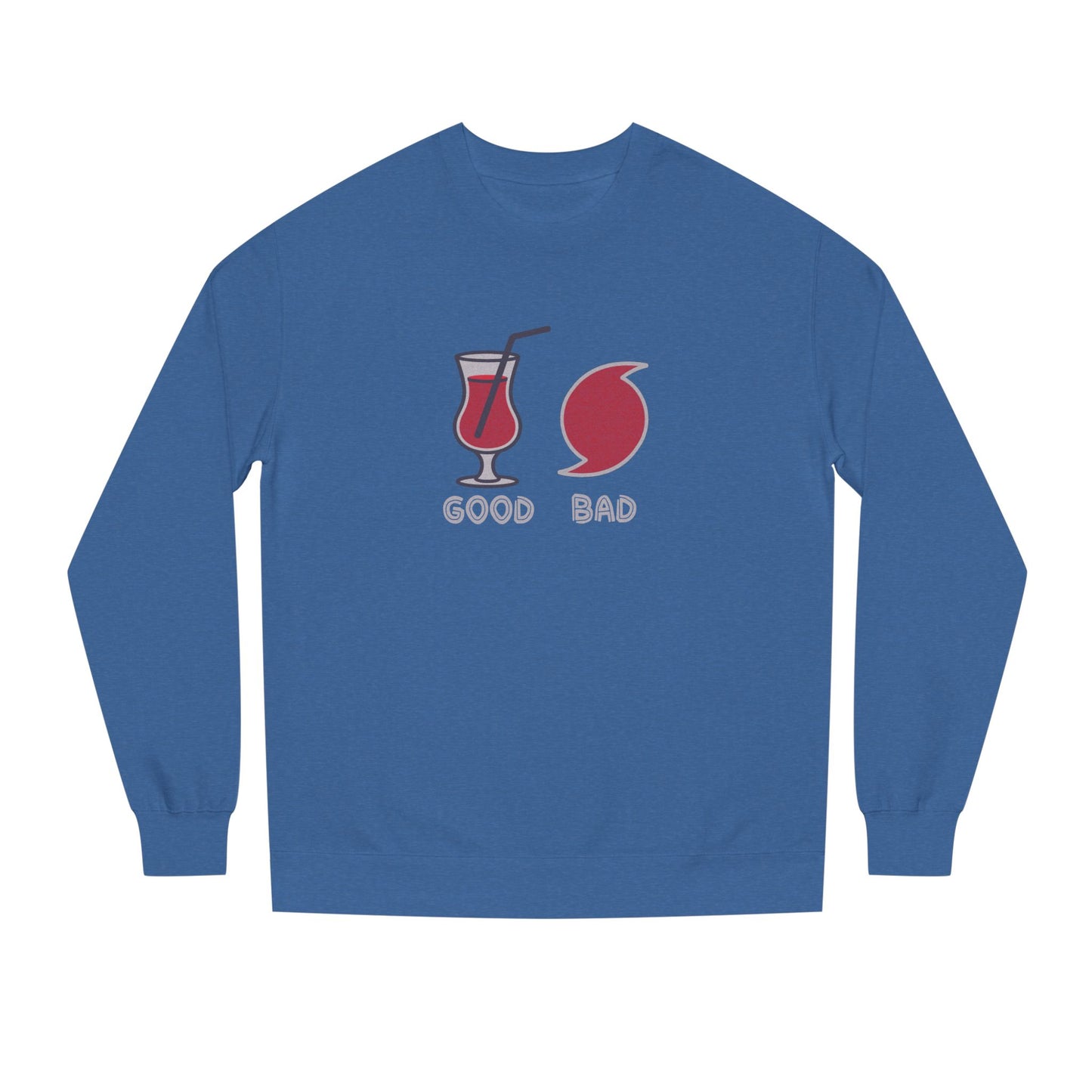 Good Hurricane, Bad Hurricane – Tropical Retro Sweatshirt (Dark)