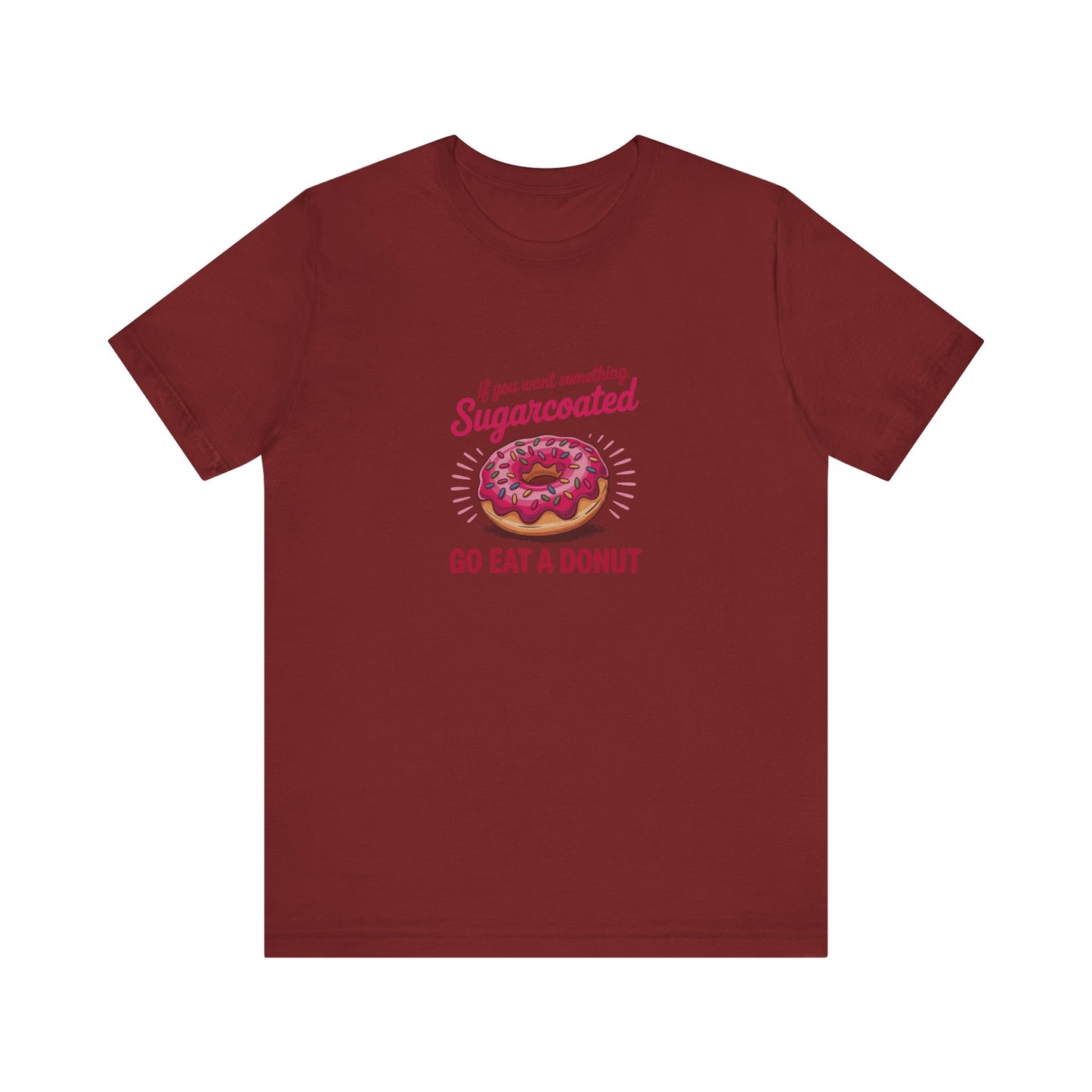 Sugarcoated (Go Eat a Donut) — Retro Graphic Tee (Dark)