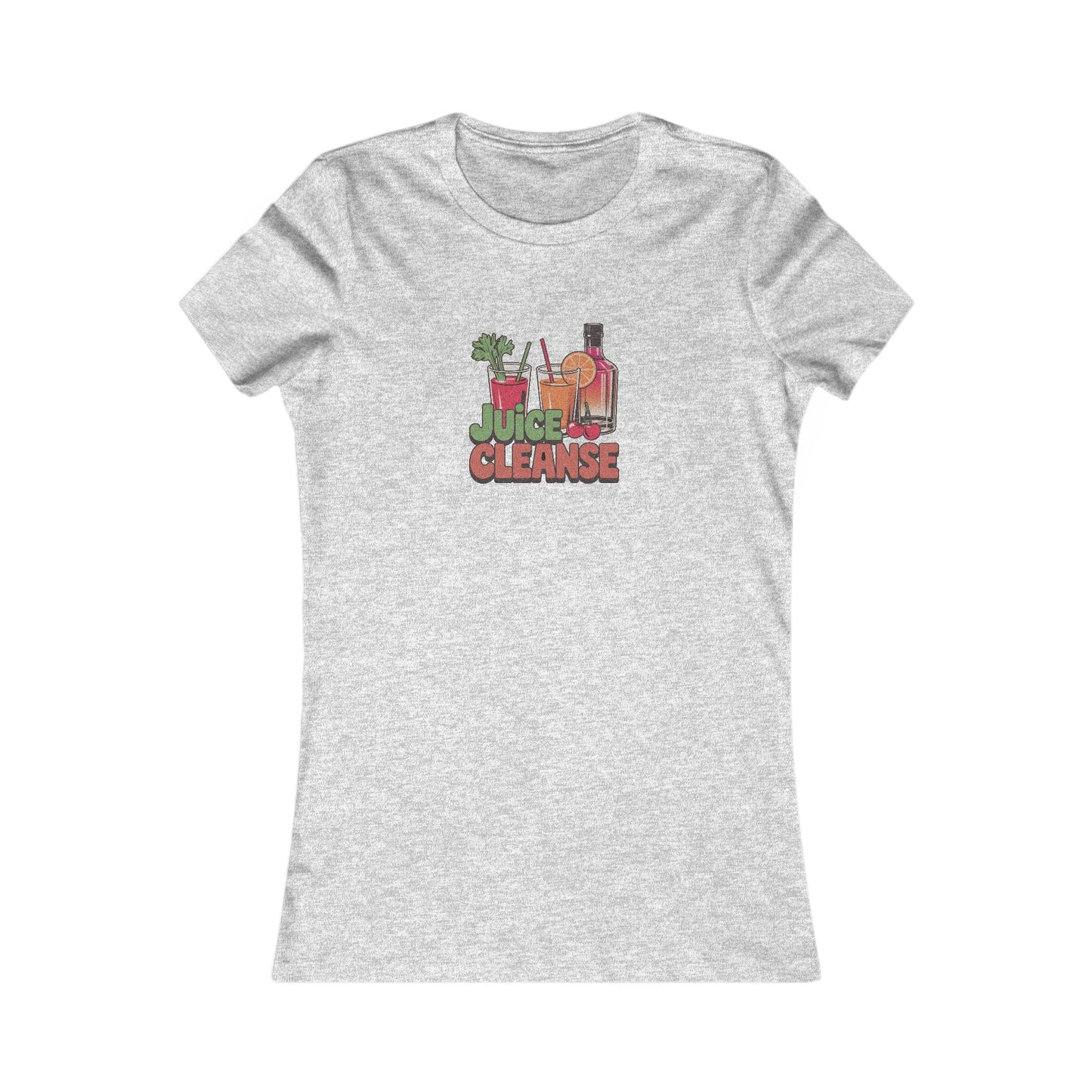 Juice Cleanse Liquid Diet — Boozy Brunch Retro Women's Tee (Light)