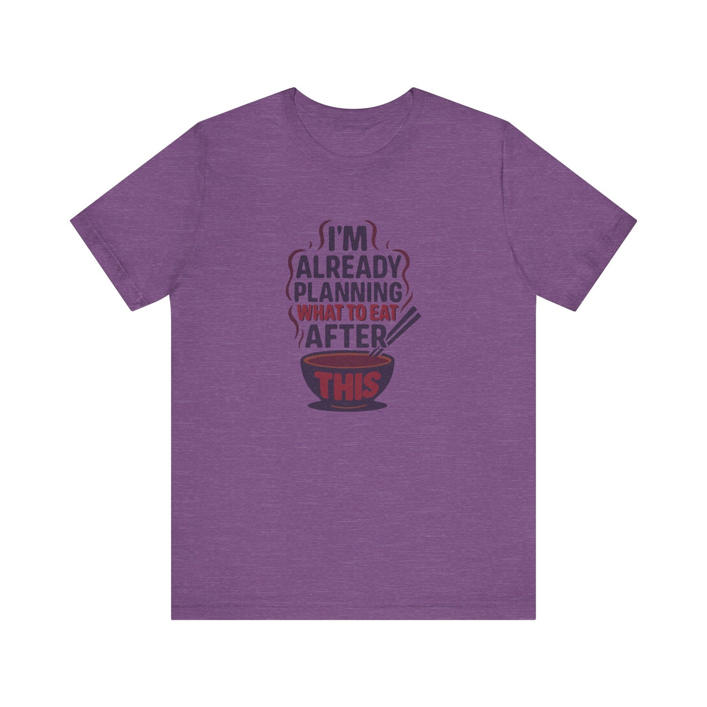 Planning What to Eat After This — Retro Foodie Tee (Light)