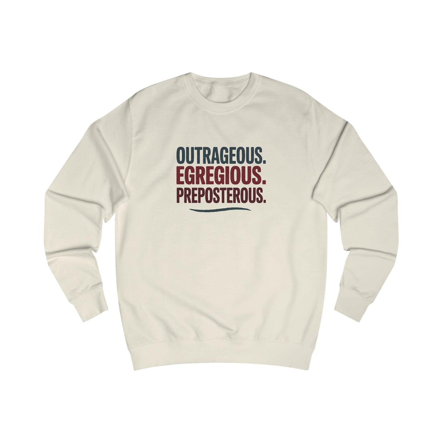 Outrageous Egregious Preposterous — Seinfeld Retro Sweatshirt (Light)