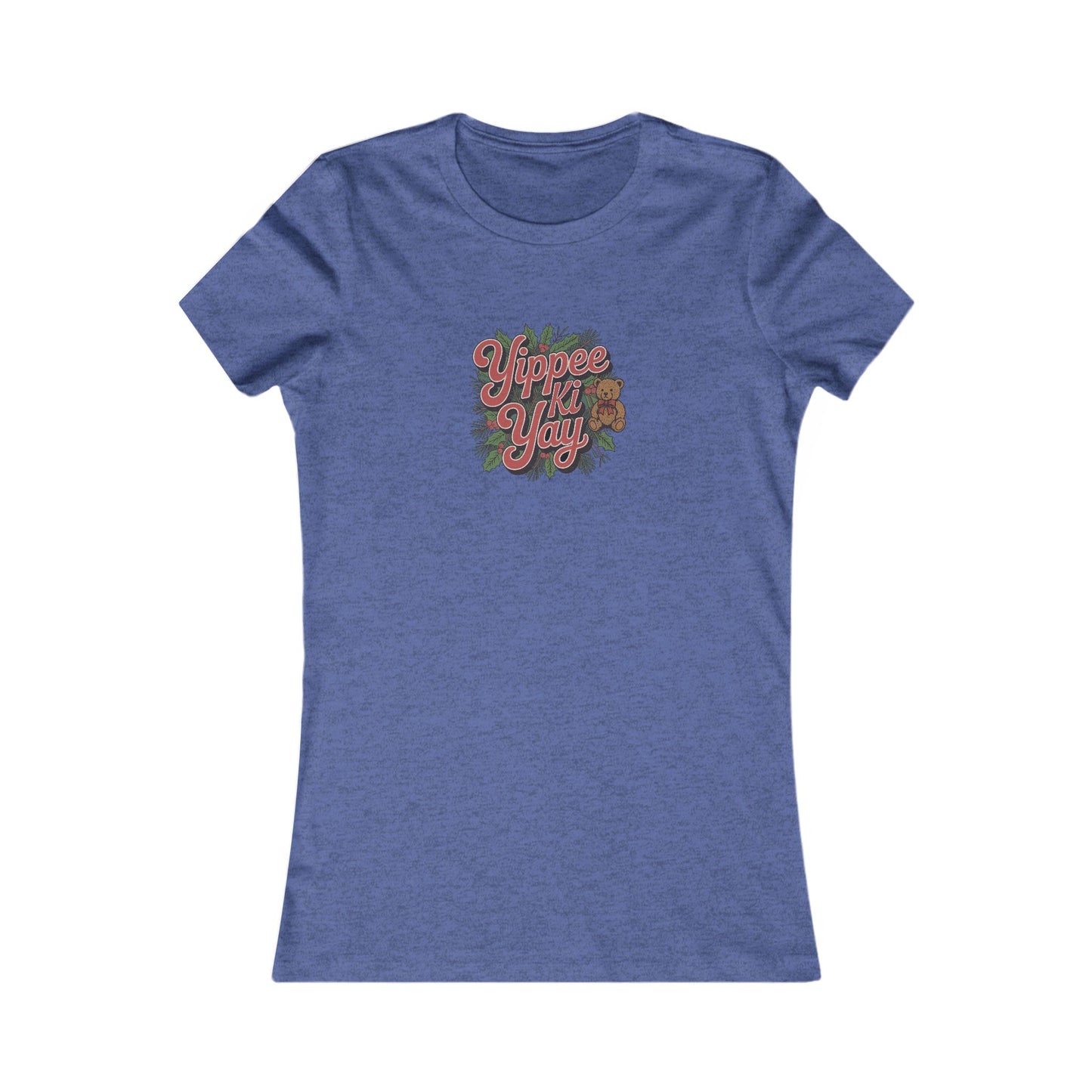 Yippee Ki Yay — Die Hard Retro Christmas Women's Tee (Dark)