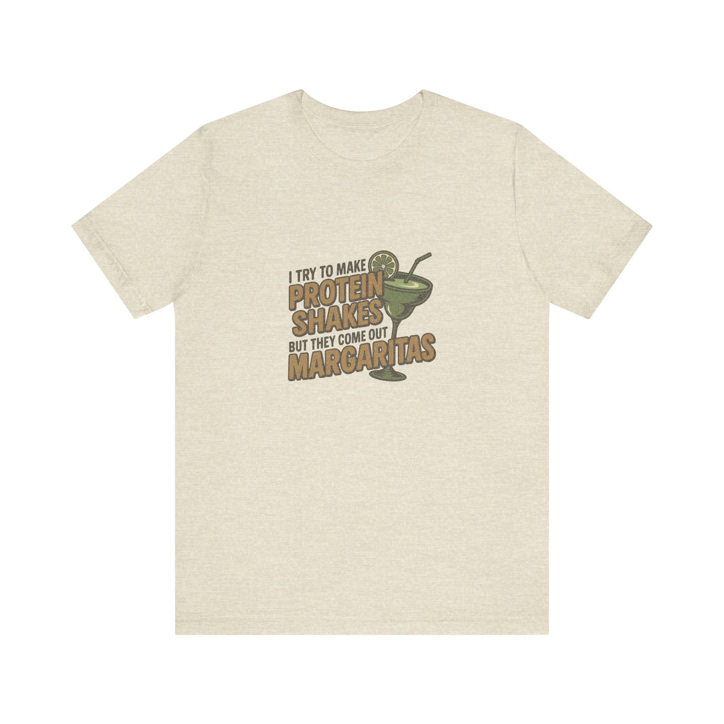 Protein Shakes (Oops, All Margaritas) — Retro Tee (Light)