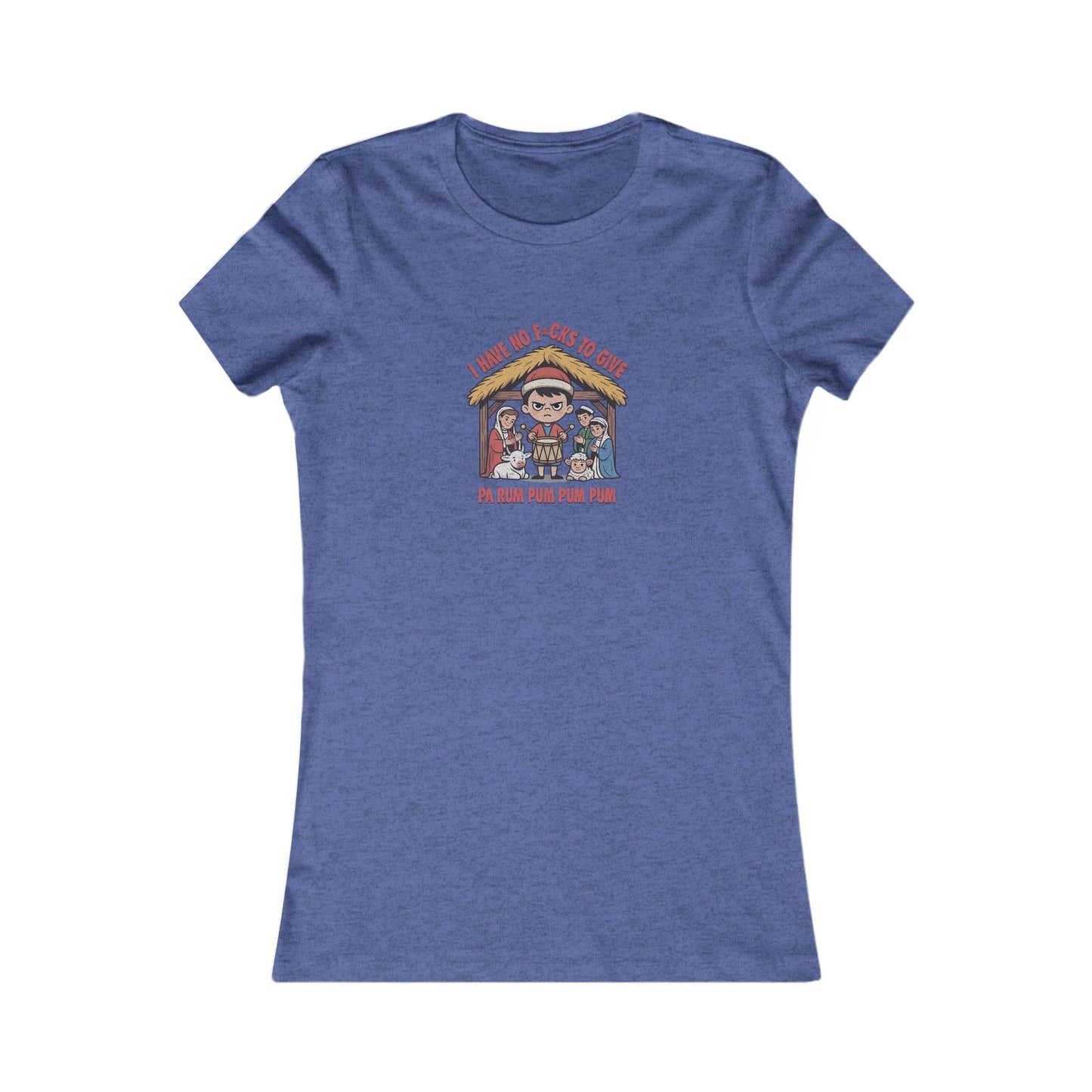 I Have No F*cks to Give — Little Drummer Boy Women's Tee (Dark)