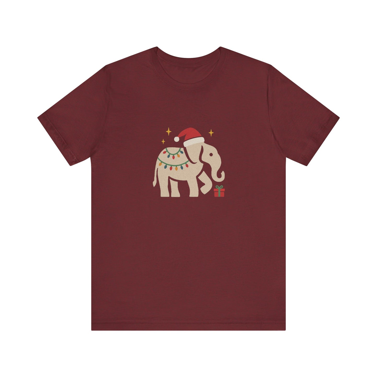 White Elephant Season — Retro Christmas Graphic Tee (Dark)