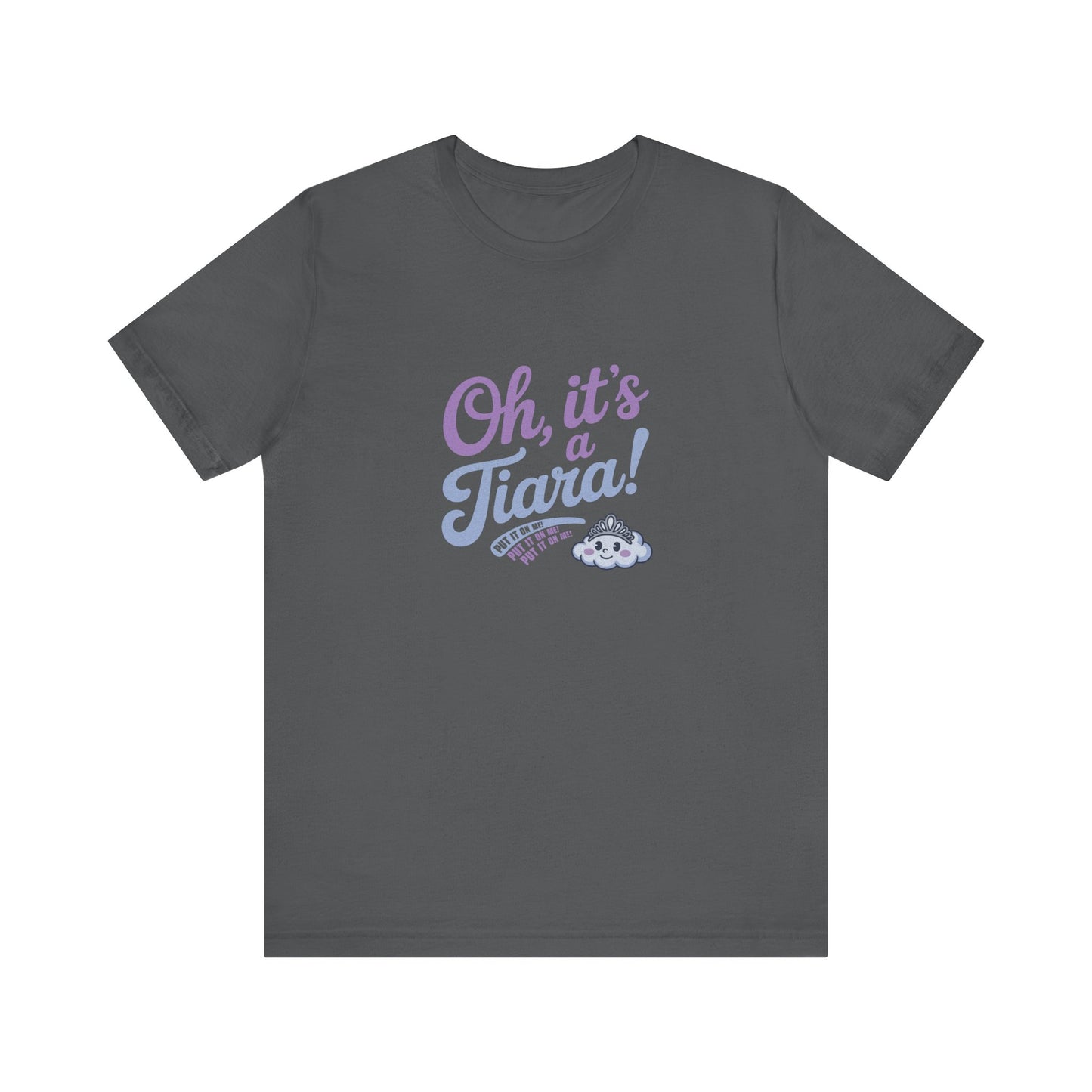 Oh, It’s a Tiara! (Put It On Me!) — Amy Farrah Fowler Retro Tee (Dark)