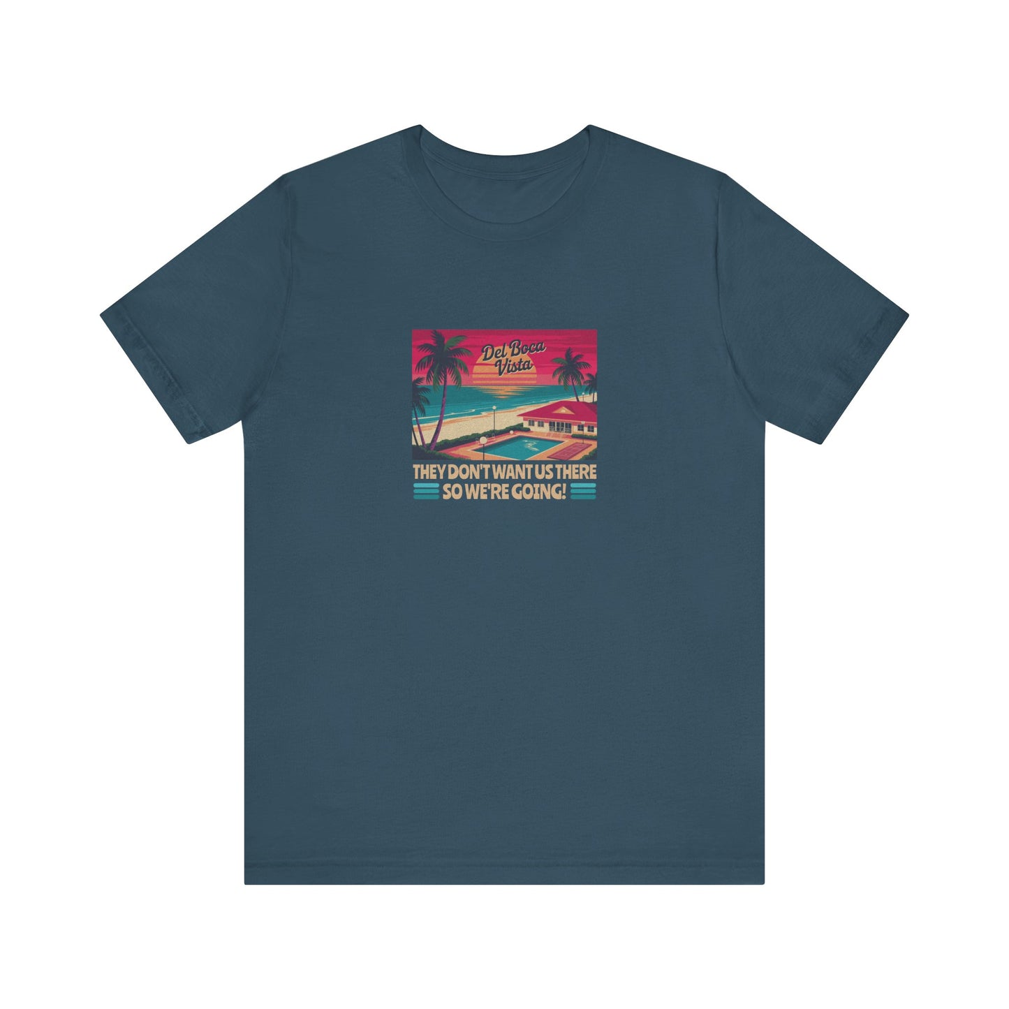 Del Boca Vista (We’re Going!) — Seinfeld Retro Tee (Dark)