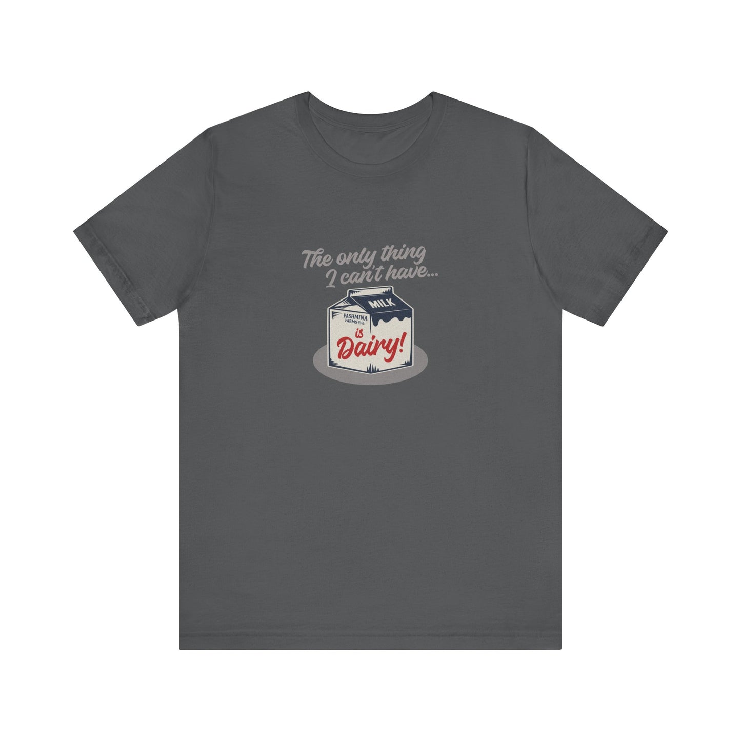 Can’t Have Dairy — Friends Jill Green Retro Tee (Dark)