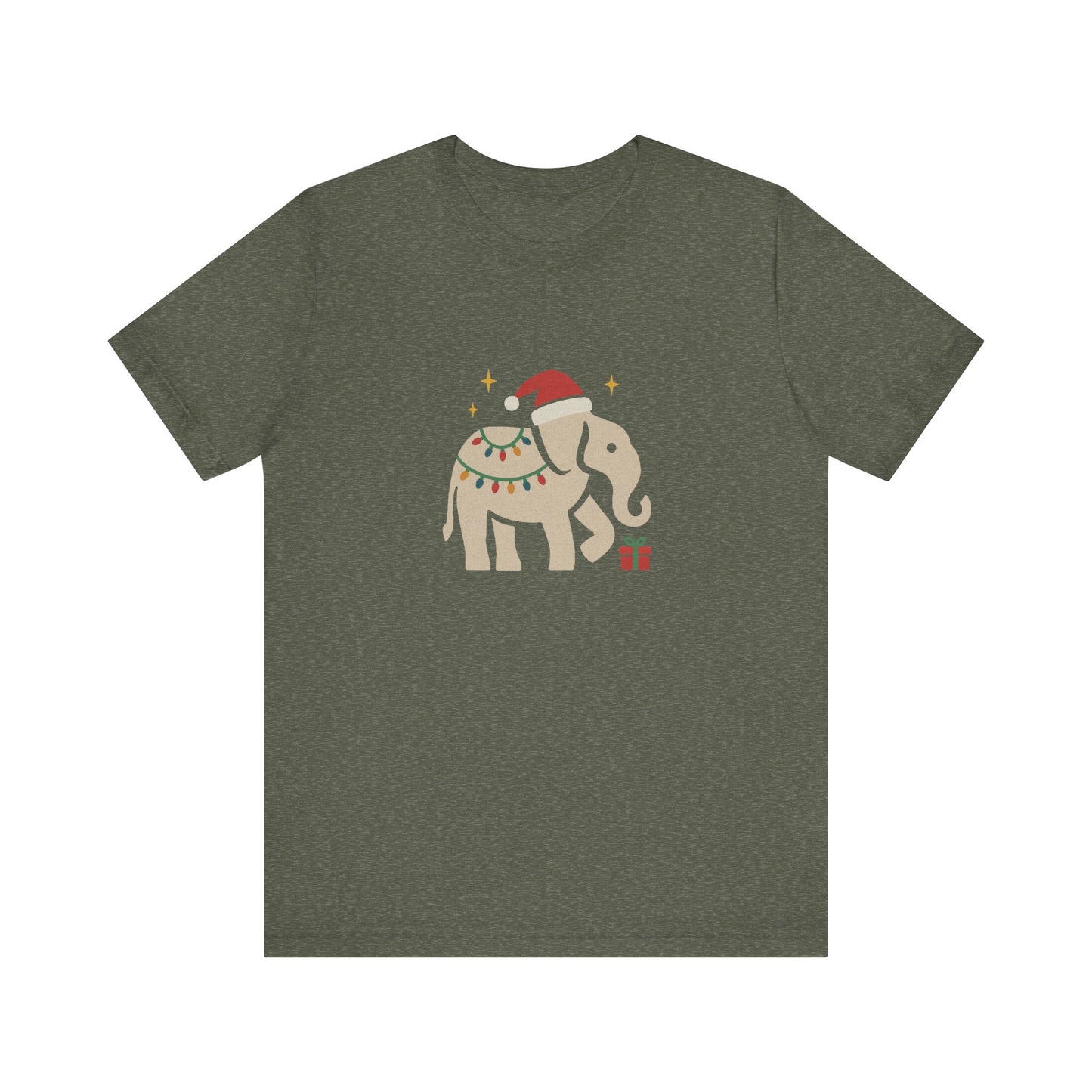 White Elephant Season — Retro Christmas Graphic Tee (Dark)