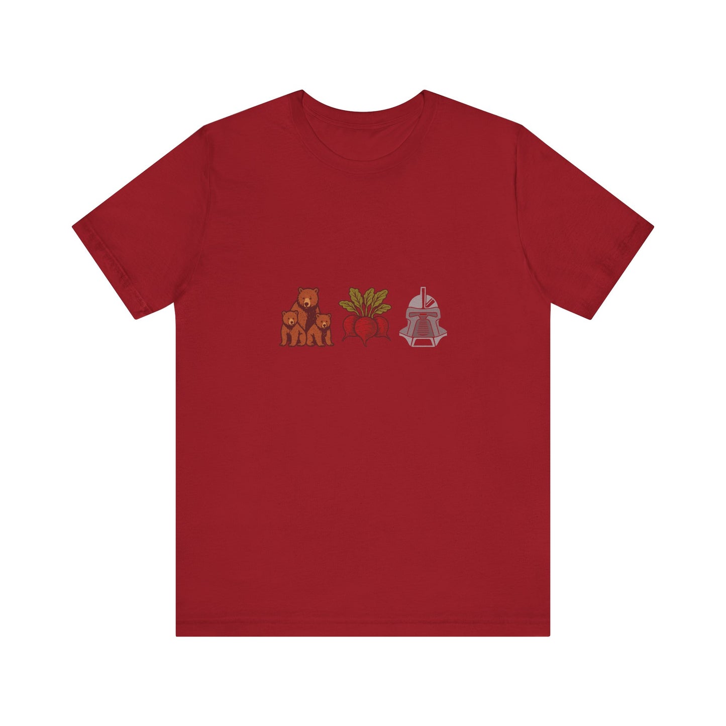 Bears, Beets, Battlestar (Icons) — Retro Tee (Dark)