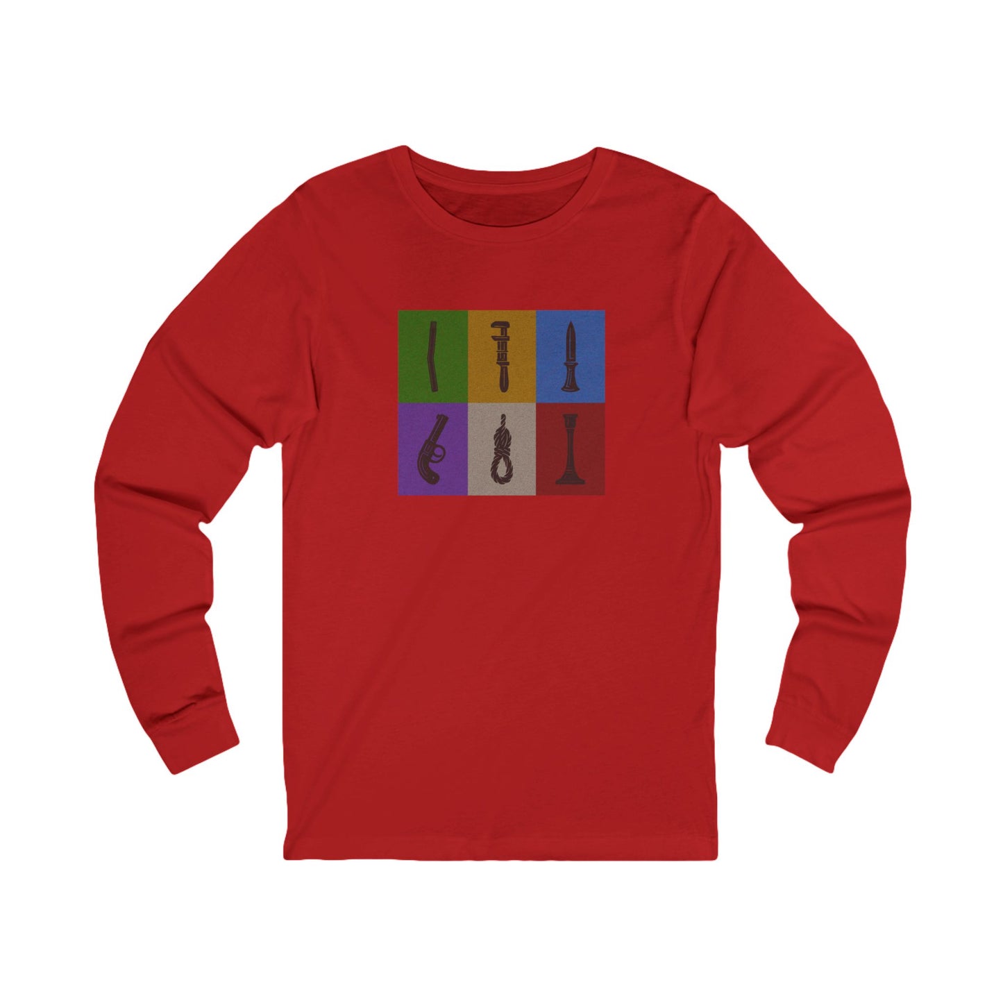 Six Ways Into the Evidence Locker — Clue Retro Long Sleeve (Light)