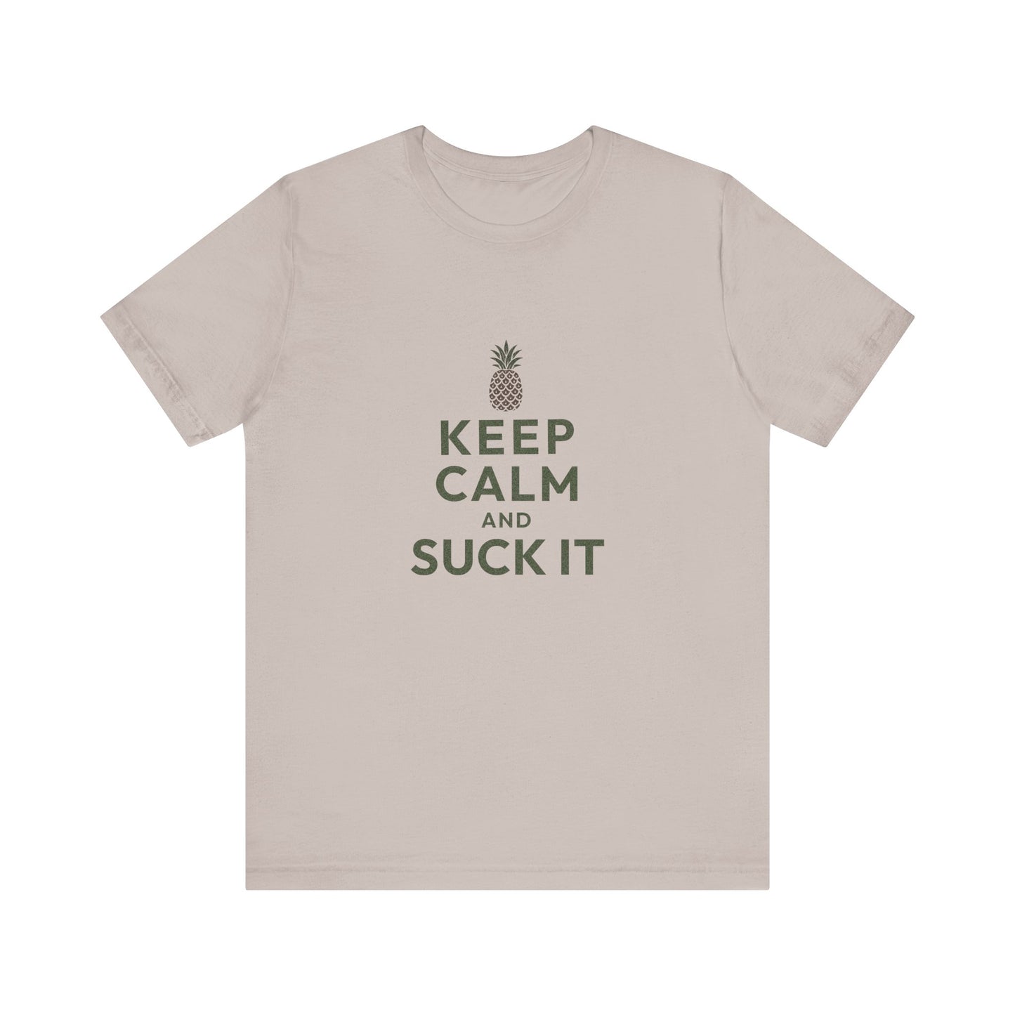 Keep Calm and Suck It — Psych Retro Tee (Light)
